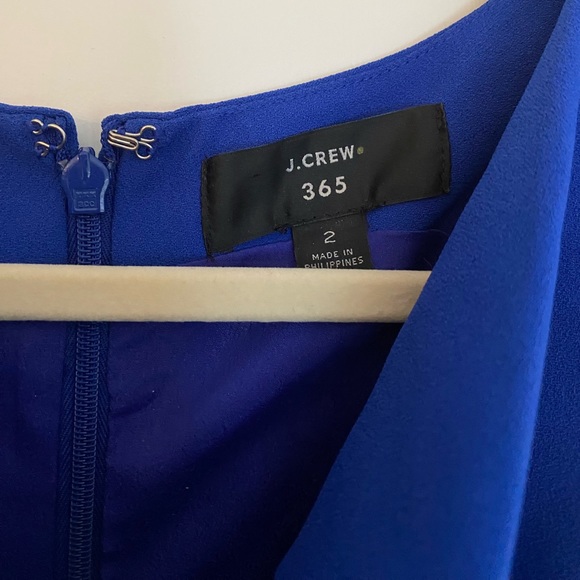 J. Crew cowlneck sheath dress in royal blue - Picture 3 of 5